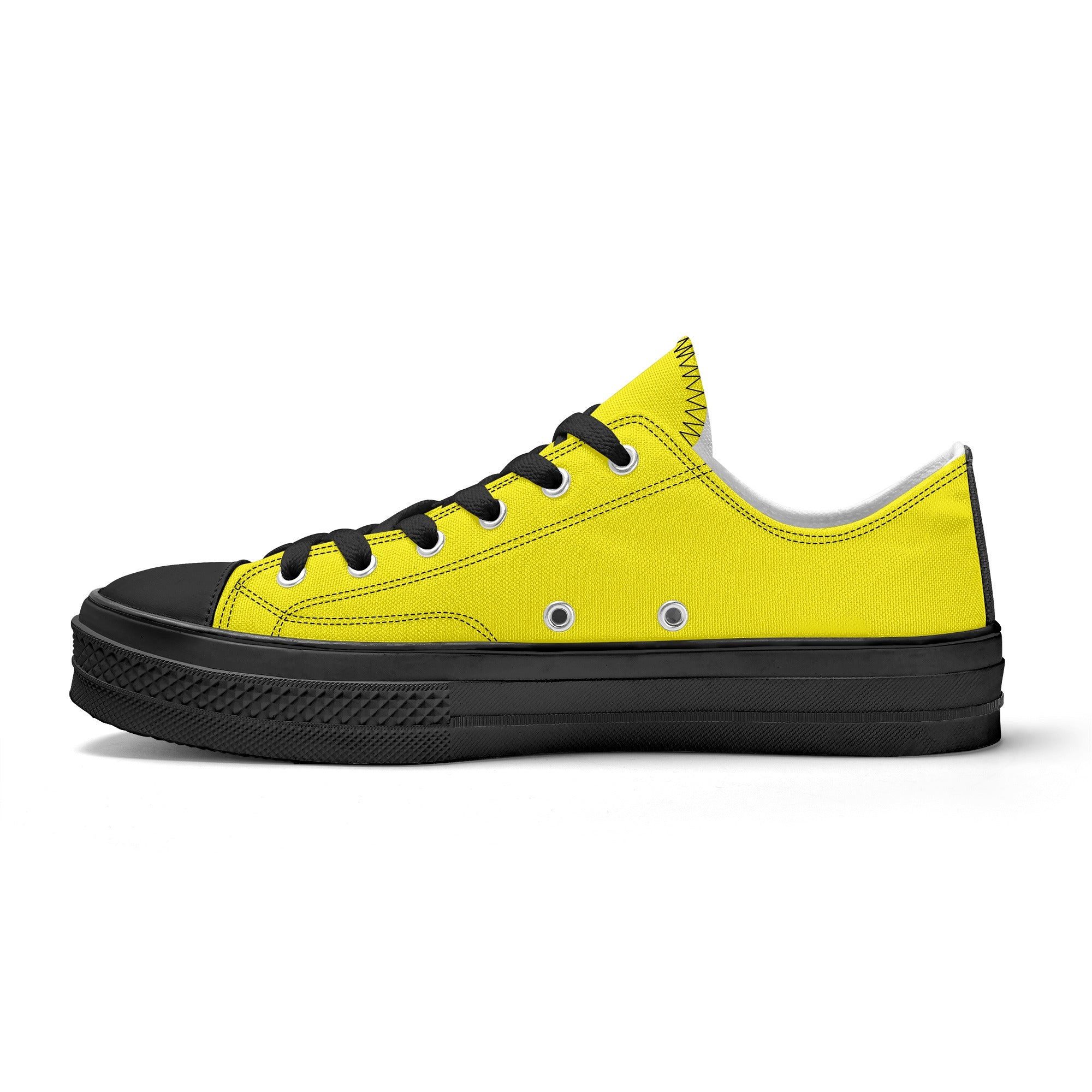 Womens Yellow Classic Low Top