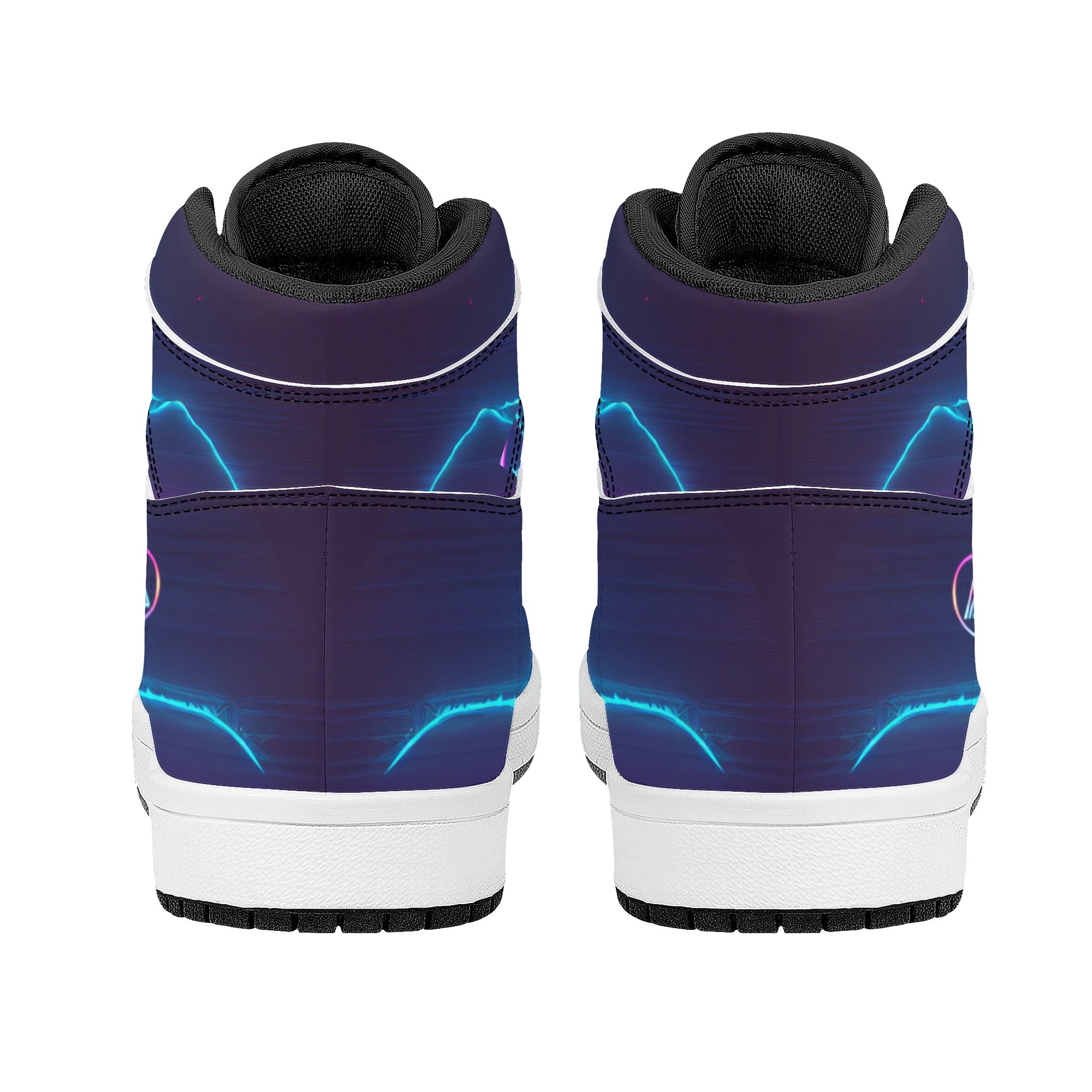Women's Lightning Blue Hi-Top Sneakers